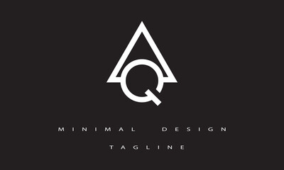 AQ or QA Minimal Logo Design 
