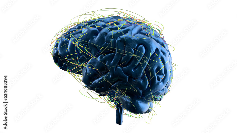 Poster Artificial intelligence. Technology web background. Virtual concept