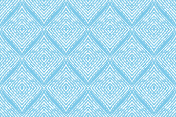Fototapeta na wymiar Abstract geometric pattern. A seamless vector background. White and blue ornament. Graphic modern pattern. Simple lattice graphic design