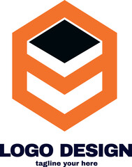 modern and simple design concept. logo with simple and gradient color template logo for company vector file eps 10