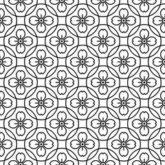 Vector seamless with geometric Japanese pattern