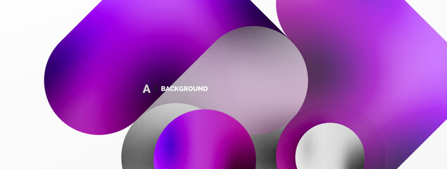 Round shapes and circle geometric abstract background. Vector Illustration For Wallpaper, Banner, Background, Card, Book Illustration, landing page