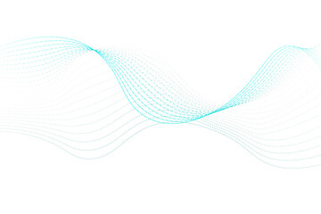 Dynamic wavy vector pattern background. Distorted thin lines with slight gradient without background.