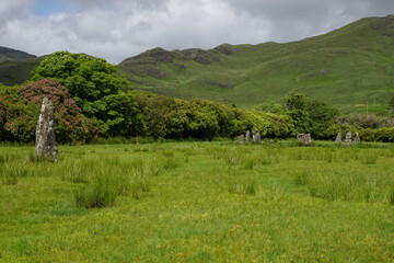 Neolithic Bronze Ages Standing Stones at Lochbuie, Isle of Mull, Scotland