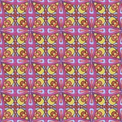 Wallpaper in the style of Baroque. Abstract ethnic ikat pattern. Geometric art deco texture. Design for background, wallpaper, illustration, fabric, clothing, batik, carpet, embroidery.