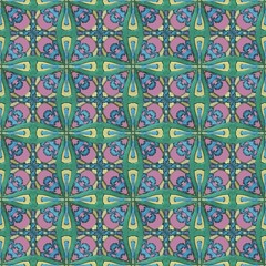 Wallpaper in the style of Baroque. Abstract ethnic ikat pattern. Geometric art deco texture. Design for background, wallpaper, illustration, fabric, clothing, batik, carpet, embroidery.
