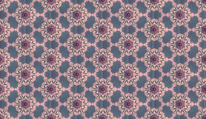 Abstract ethnic ikat pattern. Design for background, wallpaper, illustration, fabric, clothing, batik, carpet, embroidery. Ethnic handmade ornament