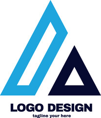 modern and simple design concept. logo with simple and gradient color template logo for company vector file eps 10