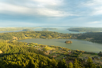 Amazing View from the Top to Mount Erie