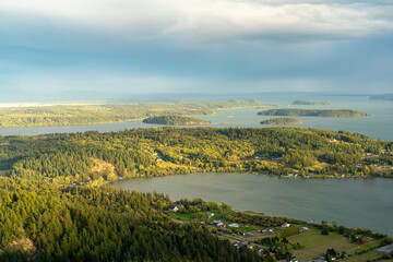 Amazing View from the Top to Mount Erie