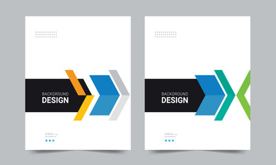 Cover design for annual report and business catalog, magazine, flyer or booklet. Brochure template layout. A4 cover vector EPS-10