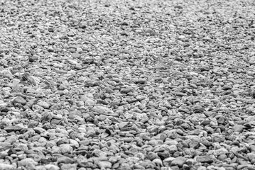 Rubble as an abstract background. Stone scattering close-up.