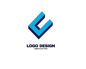 simple and modern design concept logo with simple and gradient color template logo for company vector file eps 10