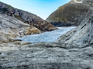 Fototapeta na wymiar Jostedalbreen glacier tongue