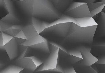 3D grey abstract geometric wallpaper