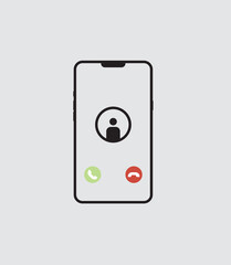 Mobile phone callings design illustration vector 