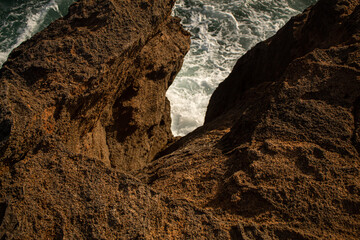 Le Castella, Calabria, Italy, rock in the mountains