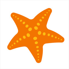 starfish icon vector illustration isolated on white background