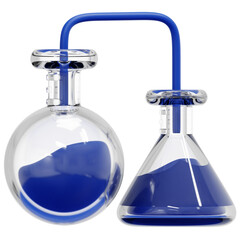 chemistry 3d render icon illustration