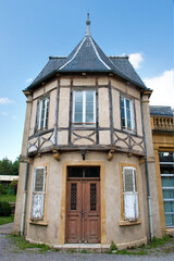 Das Château d'Urville (Schloss von Urville). Sanitätsraum neben der Orangerie. Schloss in Lothringen, Frankreich