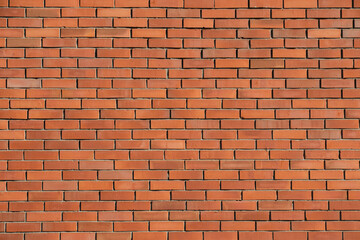 Background, texture of a red brick wall.