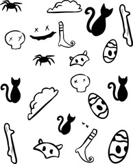 Set Of Halloween Graphics