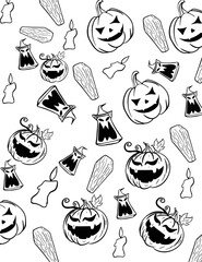 Set Of Halloween Graphics