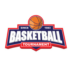 BAsket Ball Tournament Logo design