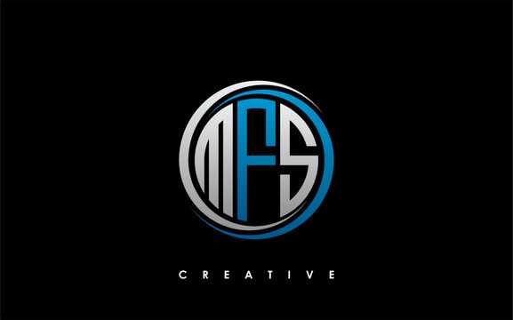 MFS Letter Initial Logo Design Template Vector Illustration