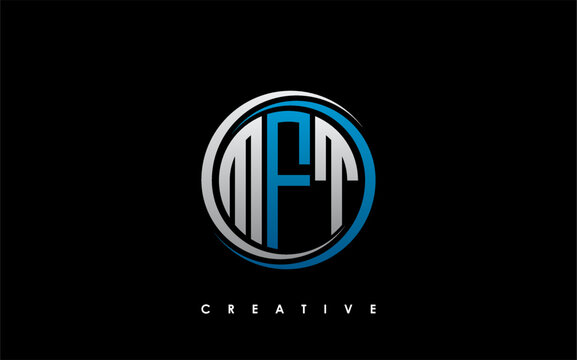 MFT Letter Initial Logo Design Template Vector Illustration