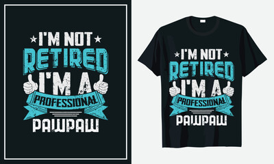 Grandparents day t-shirt design premium vector