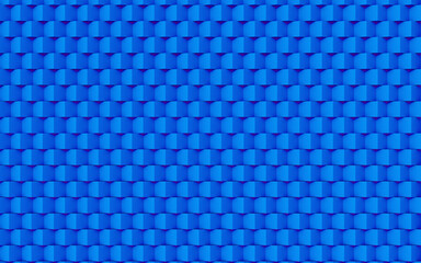 Abstract pattern with blue cubes background wallpaper wall tech.