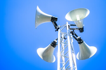 modern loudspeaker at an event