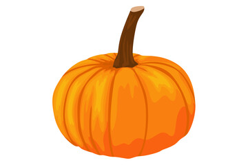 fresh pumpkin fruit vector For Halloween