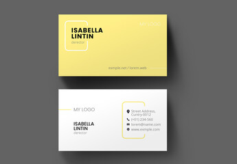 Business Card Layout