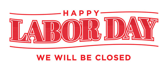 Happy Labor Day, Happy Labor Day Banner, Vector Illustration Background