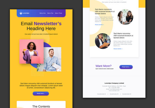 Corporate Email News Letter