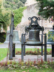 Obraz premium Bells located next to the hermitage of the virgin of the port of Santoña