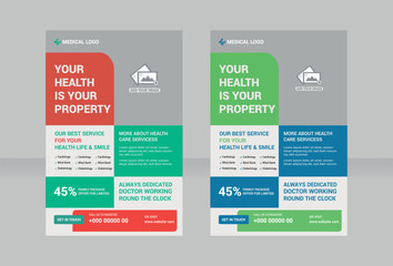 Medical Service Flyer Template
