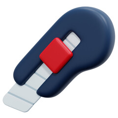 cutter 3d render icon illustration