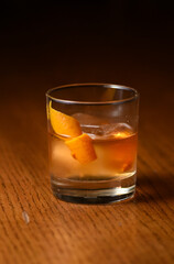 Old fashioned cocktail 