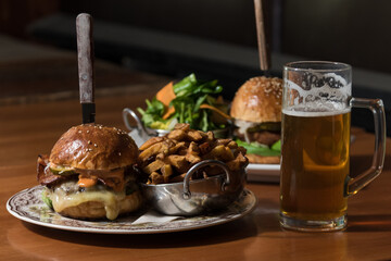 Regular and impossible burgers