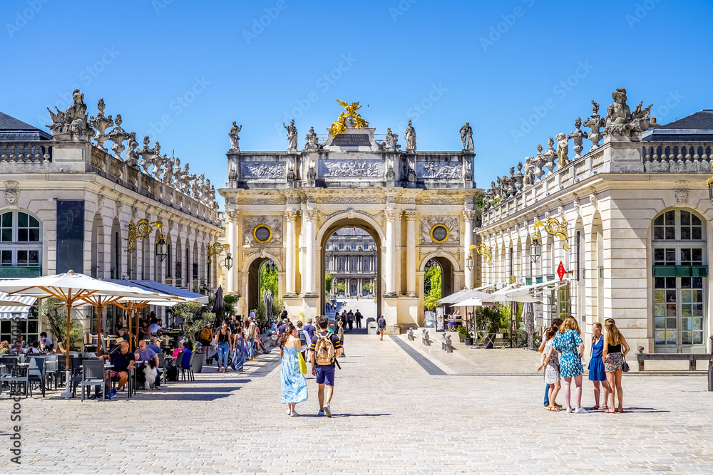 Canvas Prints Arc Here, Place Stanislas, Nancy, Grand Est, Frankreich 