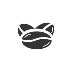 Coffee beans icon. Glyph style. Can be used for web and mobile.