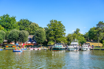 Mosel Ufer, Metz, Grand Est, Frankreich 