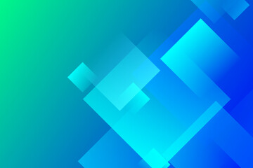 青い抽象的な背景　四角形
