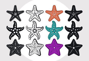 Star Fish Svg Cut File, Sea Beach Svg, Sea Animals Svg, Fish Svg, Ocean Starfish Svg, Sea Fish Svg