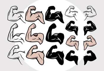 Strong Biceps SVG Bundle, Muscle Svg, Arm Flex Svg, Strong Biceps Svg, Human Hand Svg,
Big Arm Svg, Arm Muscle Svg, Body Builder Svg, Workout Fitness Svg, Strong Hand Svg,