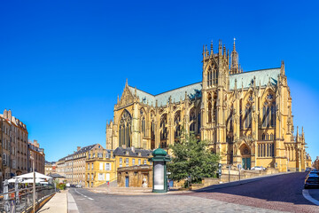Fototapeta na wymiar Kathedrale von Metz, Grand Est, Frankreich 