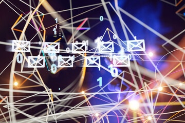 Mail Communication Connection message to mailing